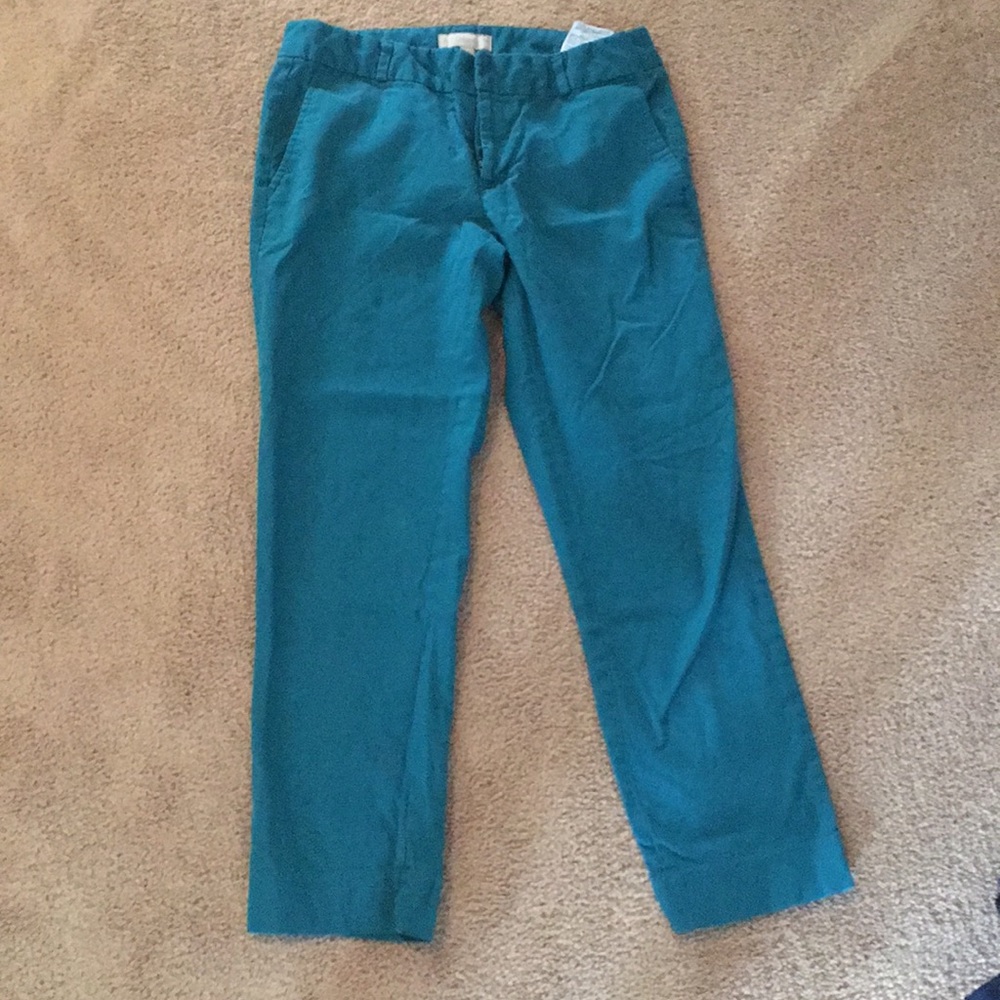 Banana Republic Ankle Pants — Turquoise